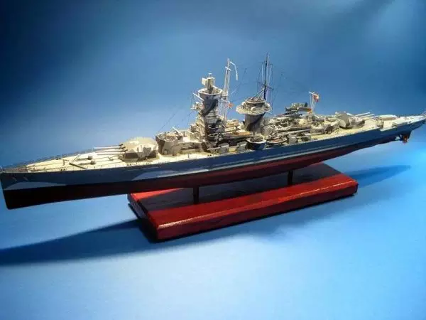 Graf Spee Model Boat Kit Aeronaut Including Fittings (AN3600/03)