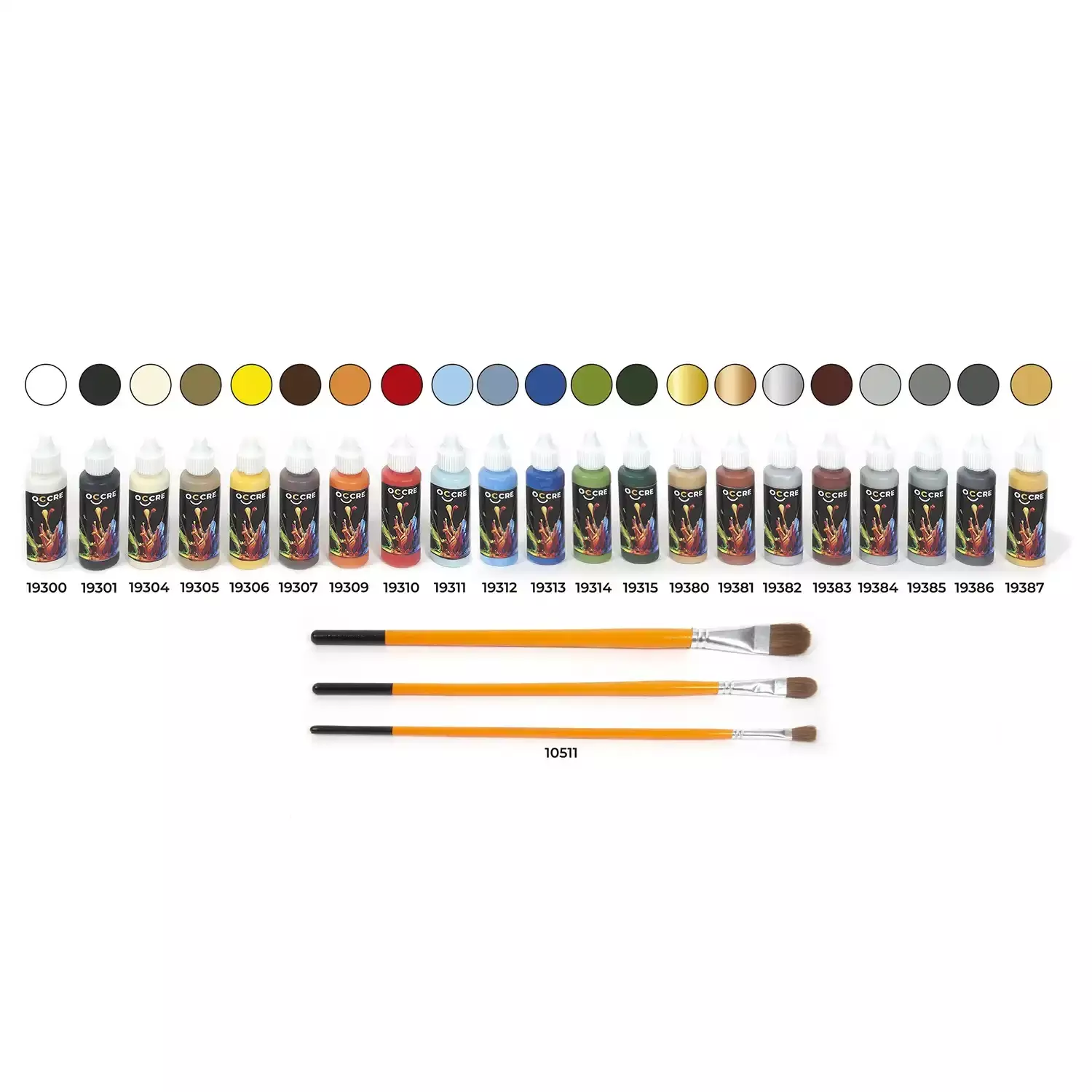 Complete paints Pack with brushes (90548)
