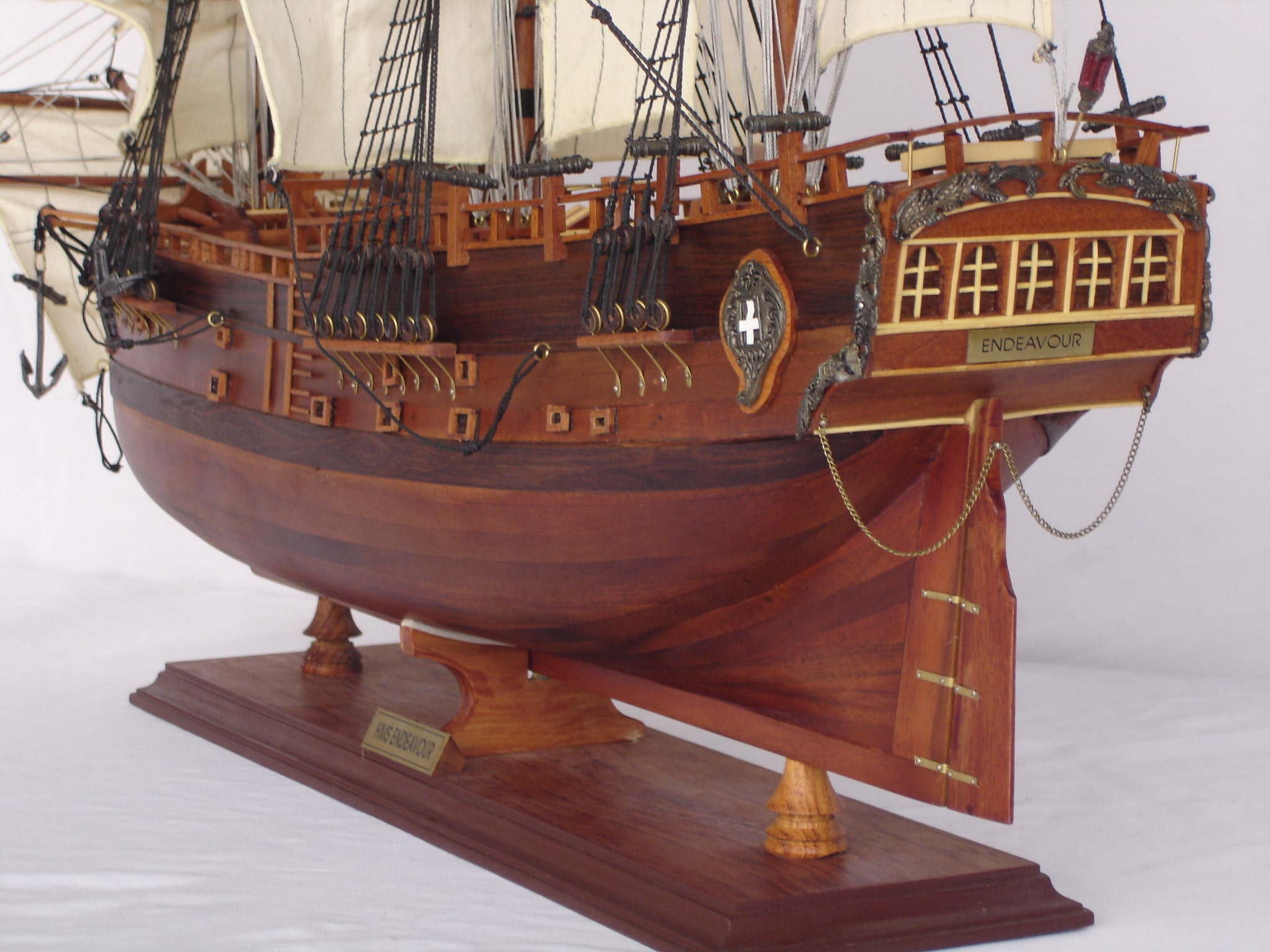 Hms Endeavour Model Shipwoodenhistoricalready Madehandcraftedtall