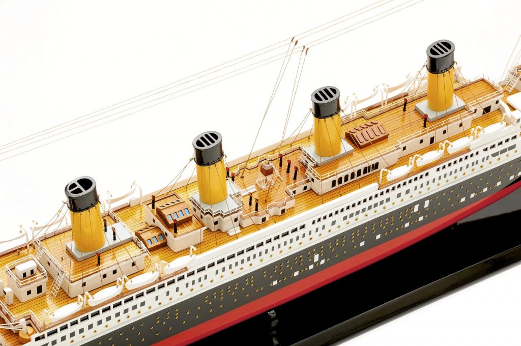 RMS Titanic Ship Model ,handcrafted,ready made,wooden,tall ship ...