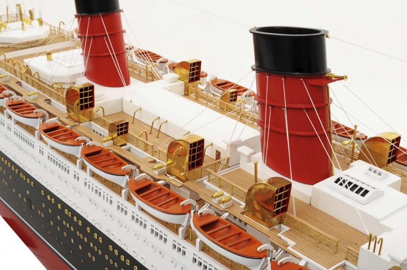 RMS Queen Mary Model,handcrafted ,ready made,wooden,historic models ...