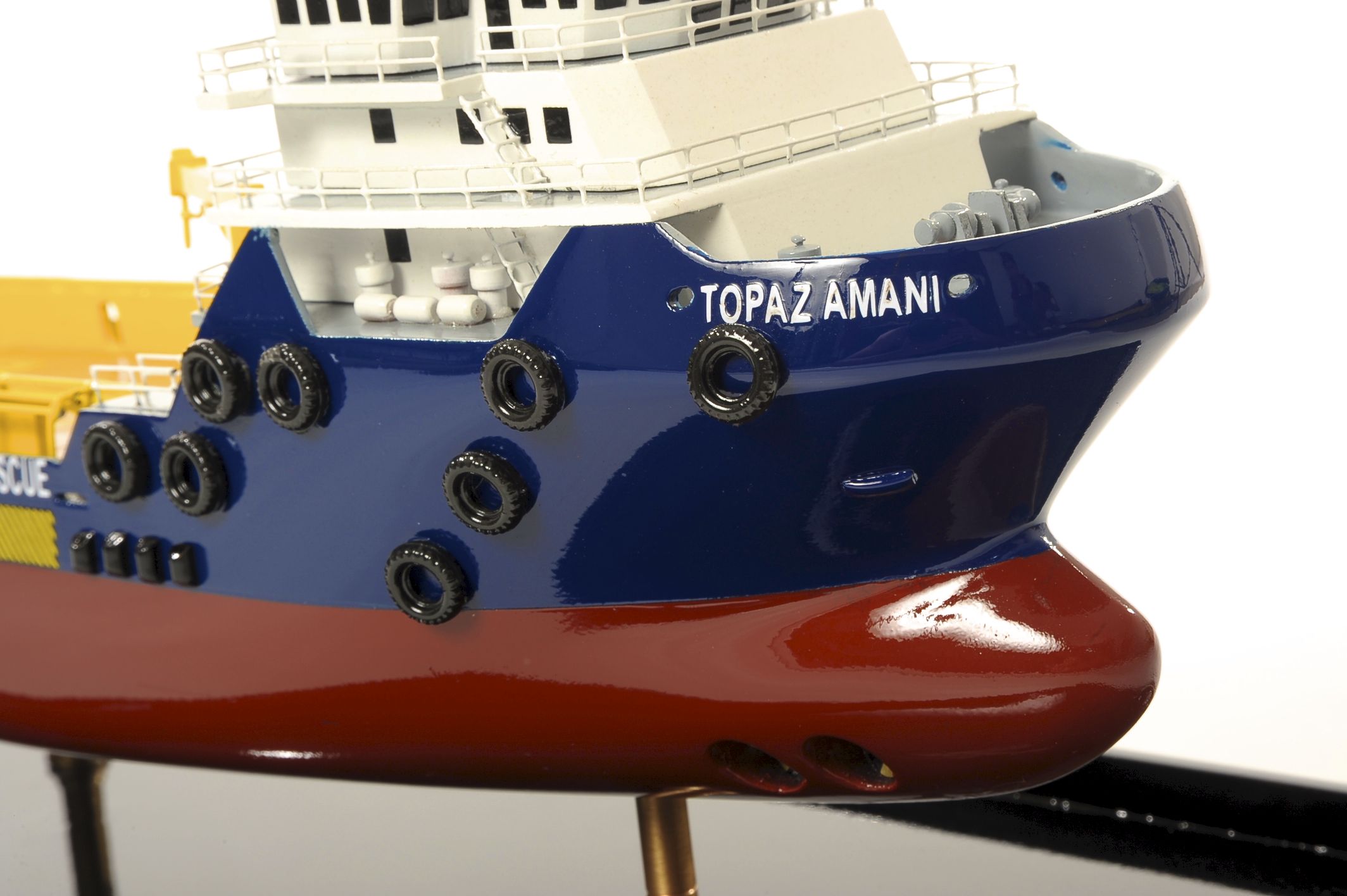 Topaz Marine Supply Vessel Model ship
