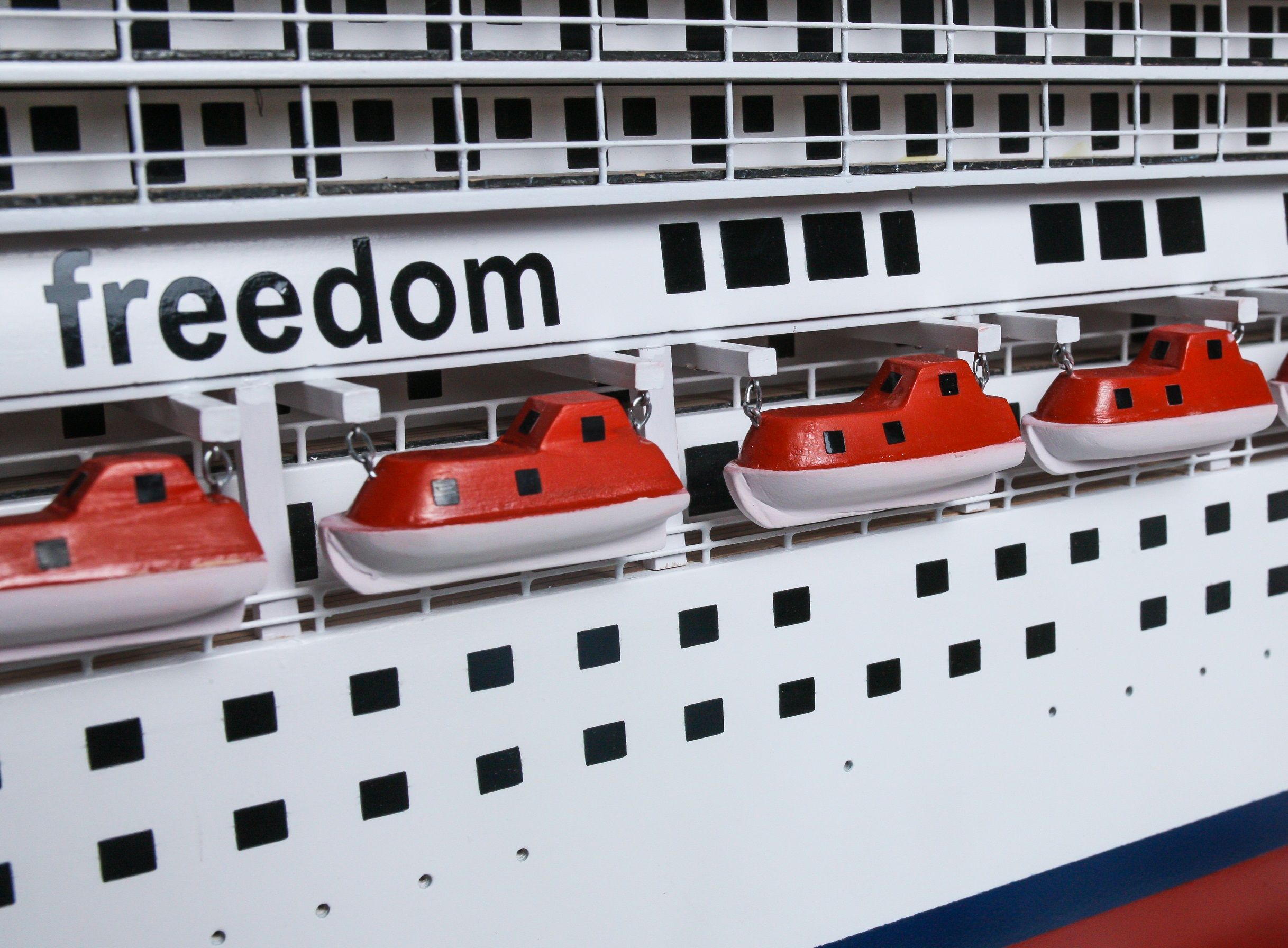 Carnival Freedom Cruise Vessel Model Boat
