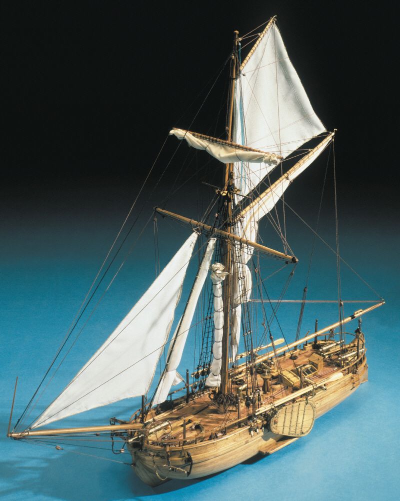 Dutch Gun Model Boat Kit (1830) - Mantua Models (797)