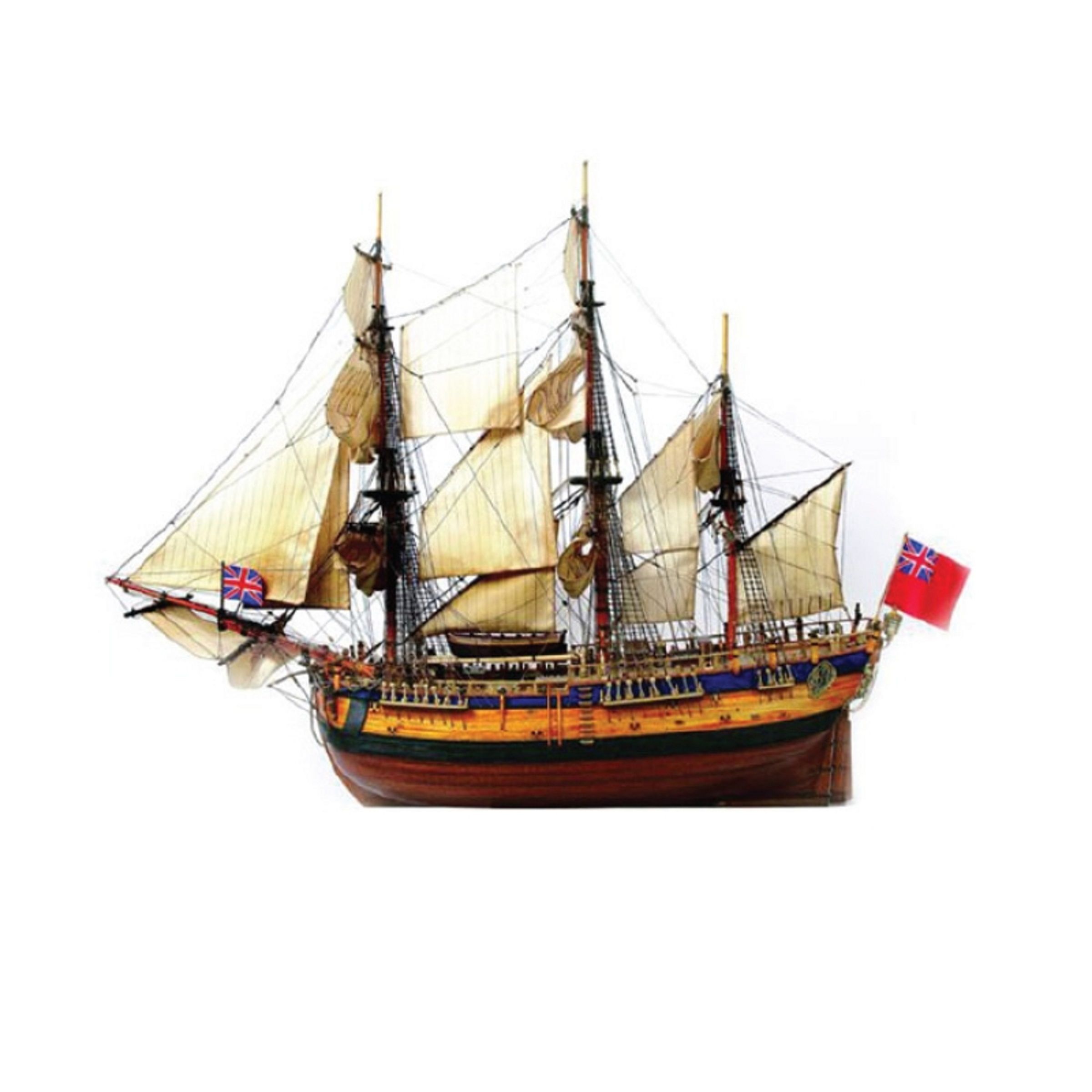 H.M.S Endeavour Model Boat Kit - Billing Boats (B514) - Premier Ship ...