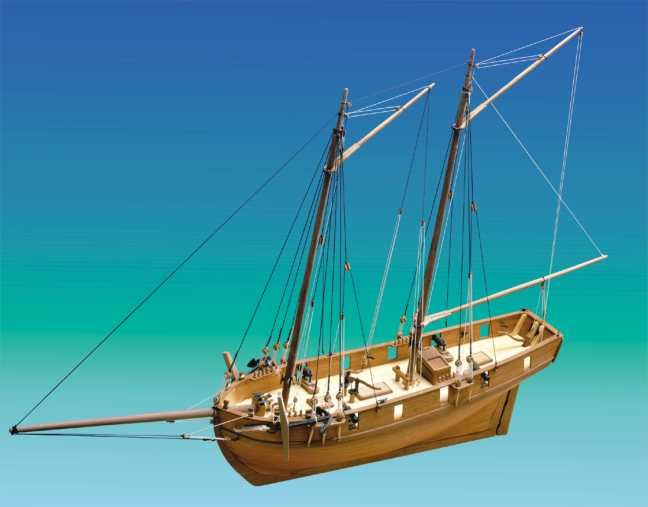 HM Schooner Ballahoo Boat Kit - Caldercraft (9013)