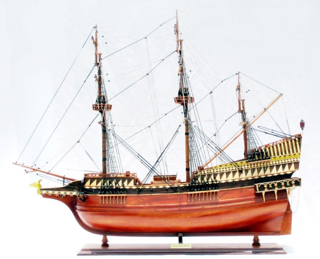 Ready Made Ship Model of the Golden Hind