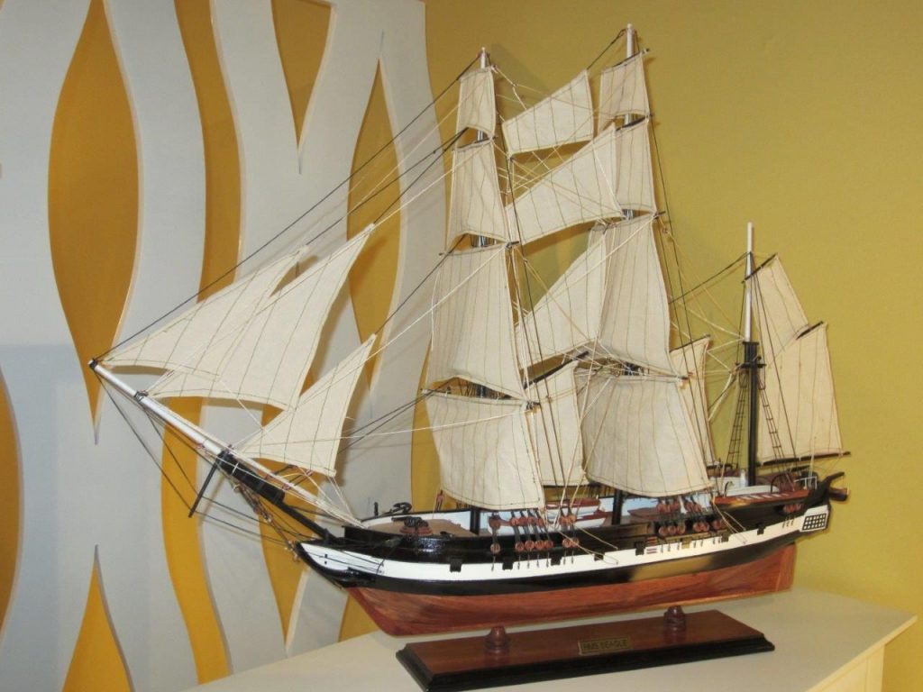 HMS Beagle Model Ship