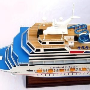 Carnival Liberty Wooden Model Boat - GN (CS0012P)