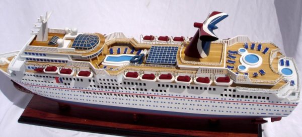 Carnival Paradise Wooden Model Boat - GN