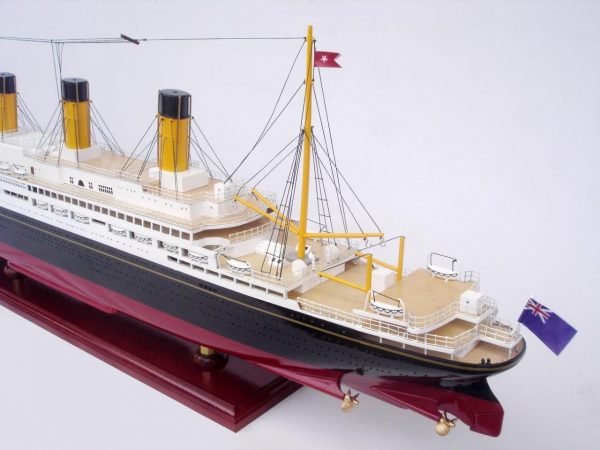 RMS Majestic Wooden Model Ship - GN