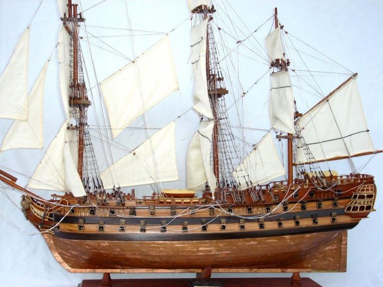 Le Superbe Ship Model with Copper Hull - Premier Ship Models (Head Office)