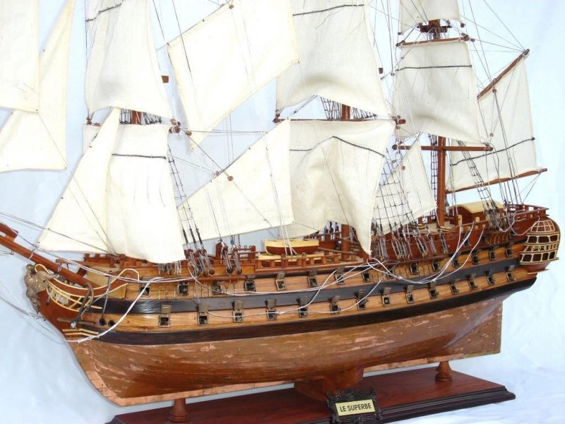 Le Superbe Ship Model with Copper Hull - Premier Ship Models (Head Office)