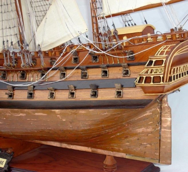 Le Superbe Ship Model with Copper Hull - Premier Ship Models (Head Office)