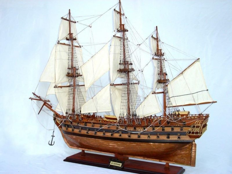 Le Superbe Ship Model with Copper Hull - Premier Ship Models (Head Office)