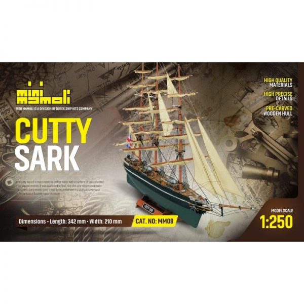 Cutty Sark Model Boat Kit - Mini Mamoli (MM08)