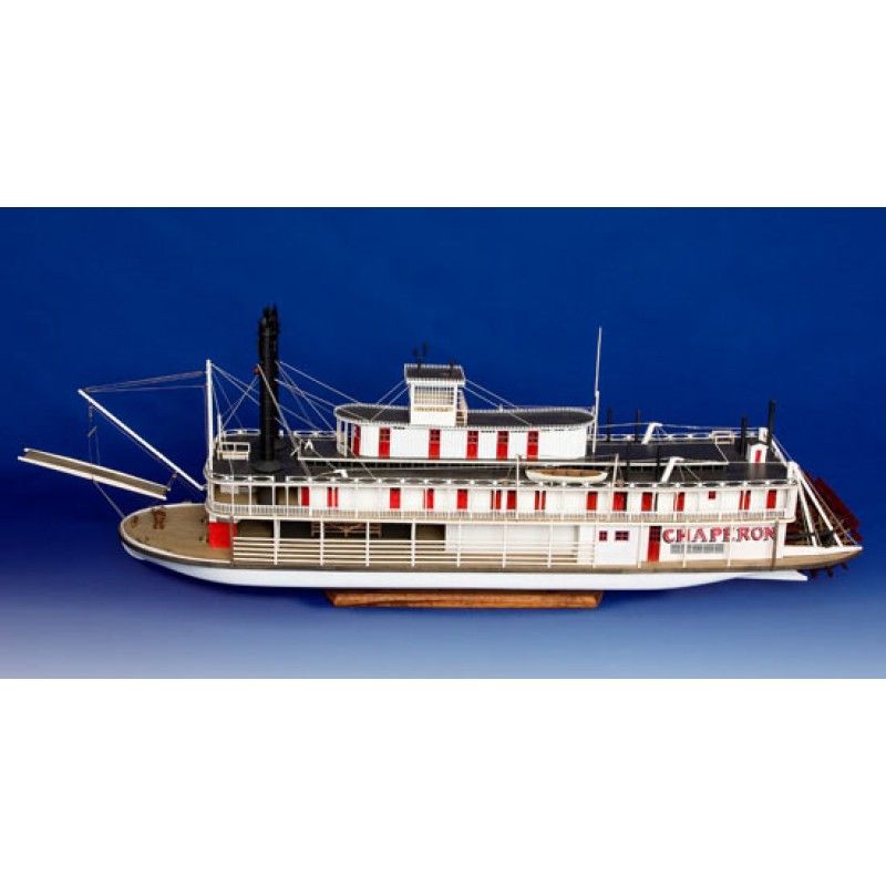 Chaperon Sternwheel Steam Packet (1884) Boat Kit - Model Shipways (MS2190)
