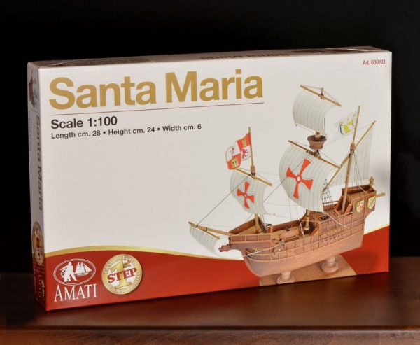 Santa Maria Model Boat Kit Scale 1 to 65 - Amati (600/03)