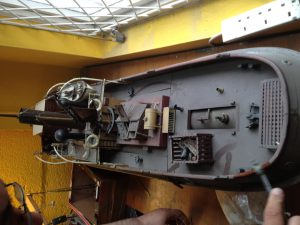 model yacht restoration