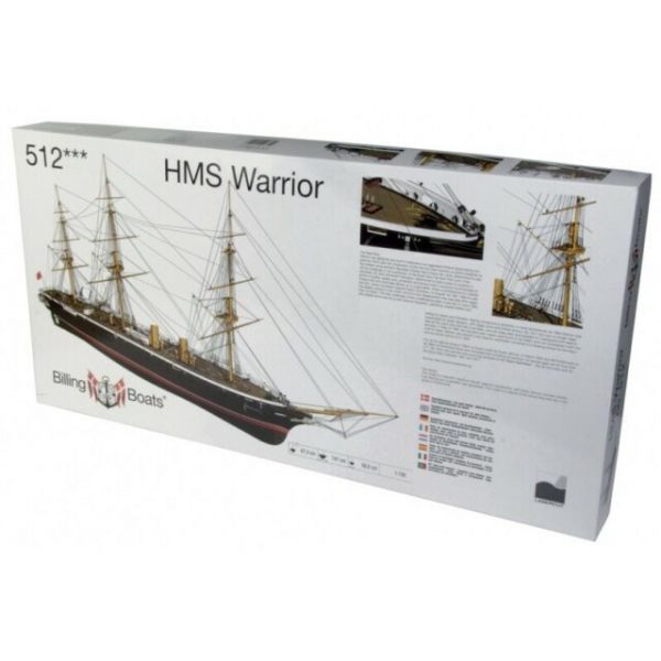 HMS Warrior Model Ship Kit - Billing Boats (B512)