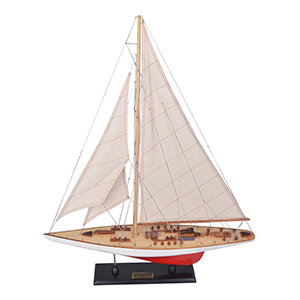 Endeavour Model Yacht Red/White (Standard Range) - Authentic Models (AS154)