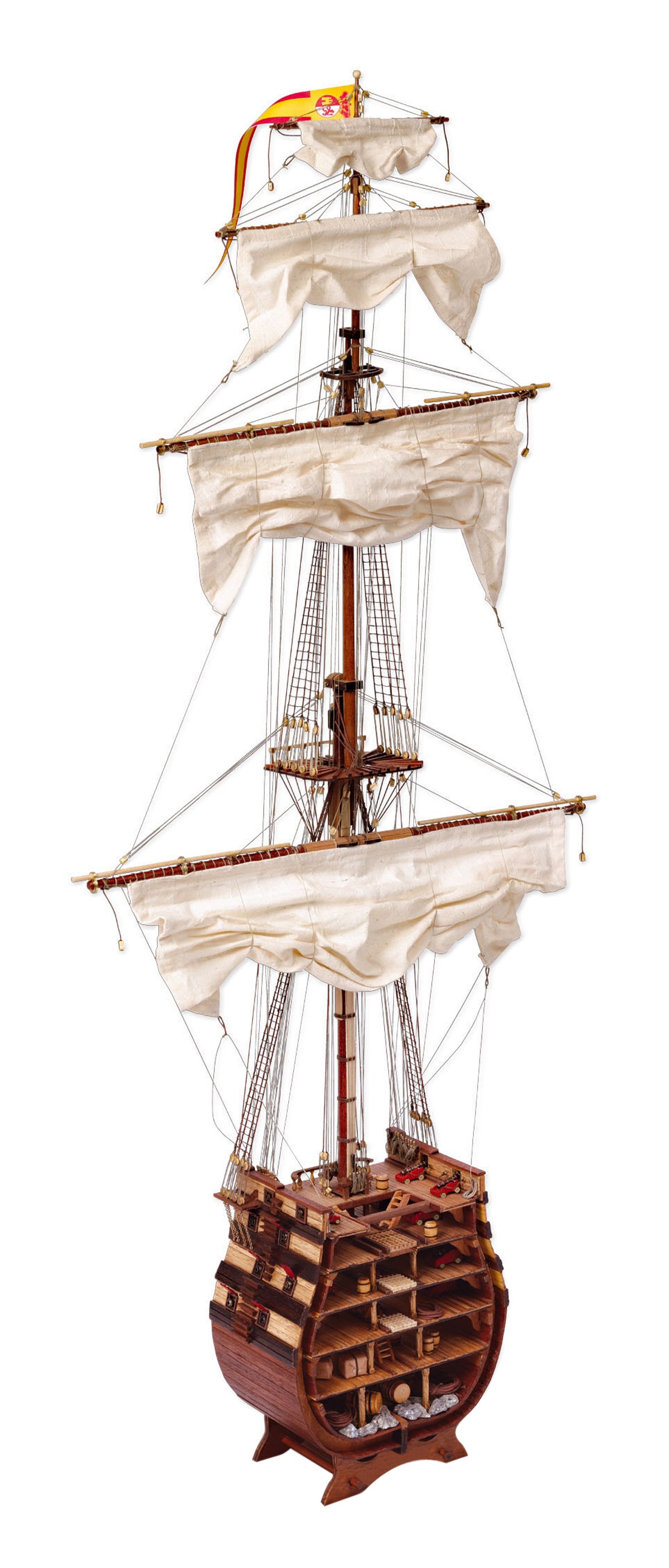 Santisima Trinidad Cross Section Model Boat Kit Occre (16800