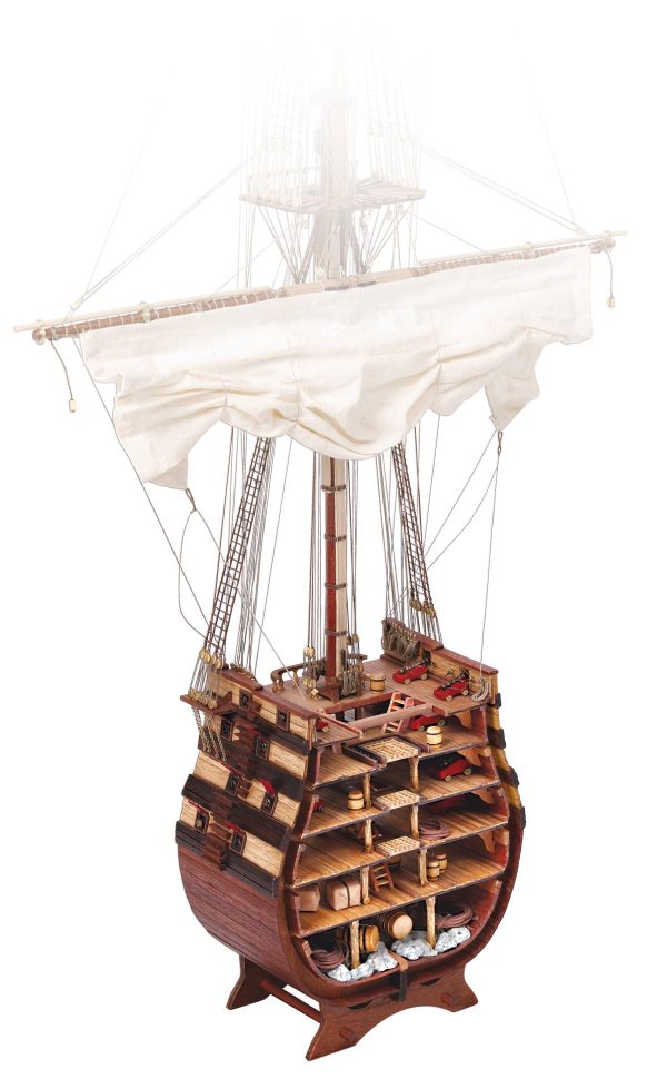Santisima Trinidad Cross Section Model Boat Kit - Occre (16800)