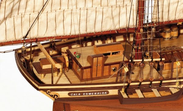 Cala Esmeralda Schooner Model Boat Kit - Occre (13002) - Image 5