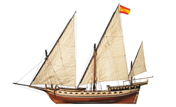 Cazador Xebec Wooden Model Ship Kit - Occre (14002)