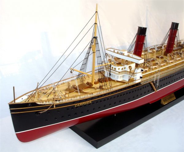 RMS Campania Wooden Model Ship - GN