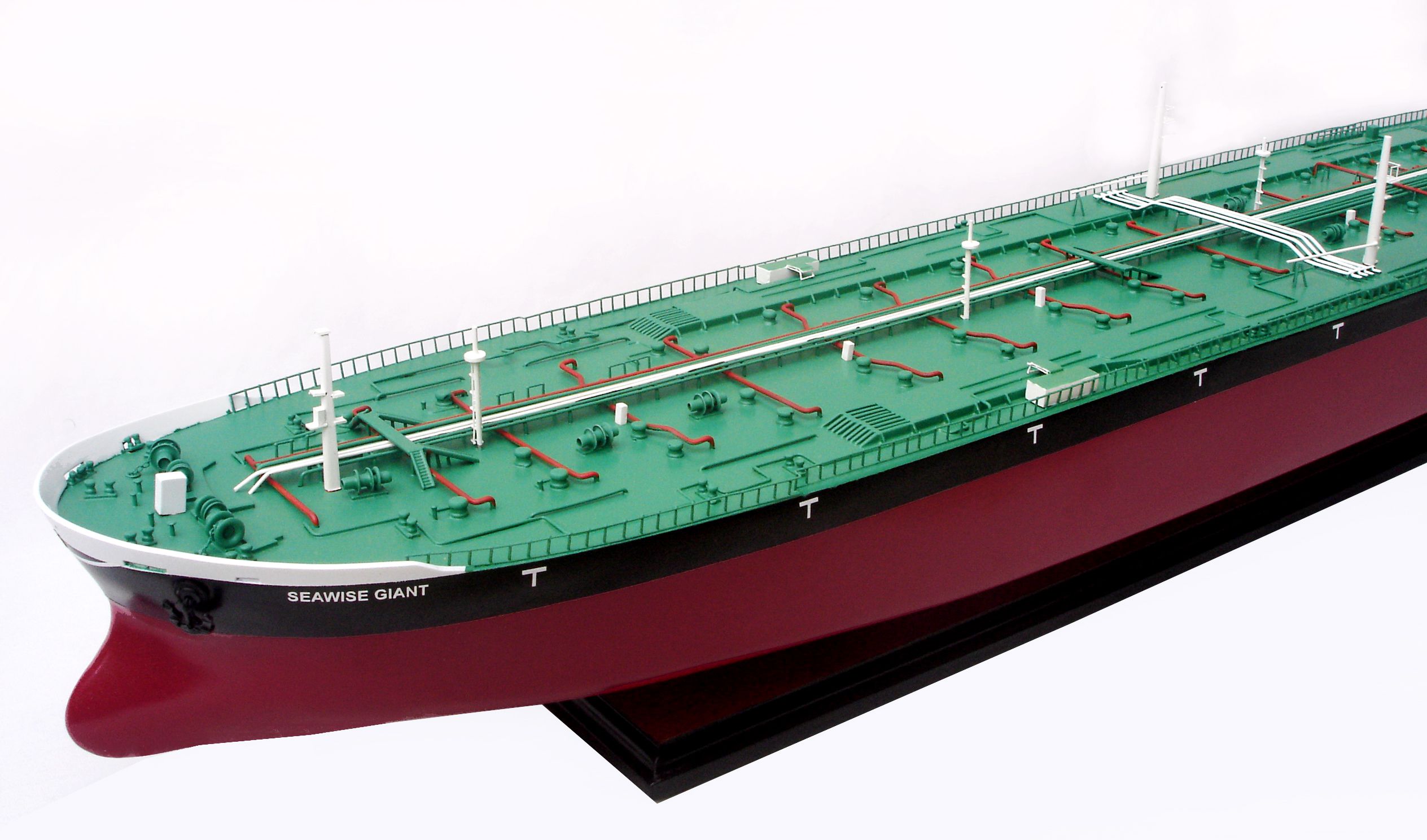 Seawise Giant Wooden Model Ship - GN