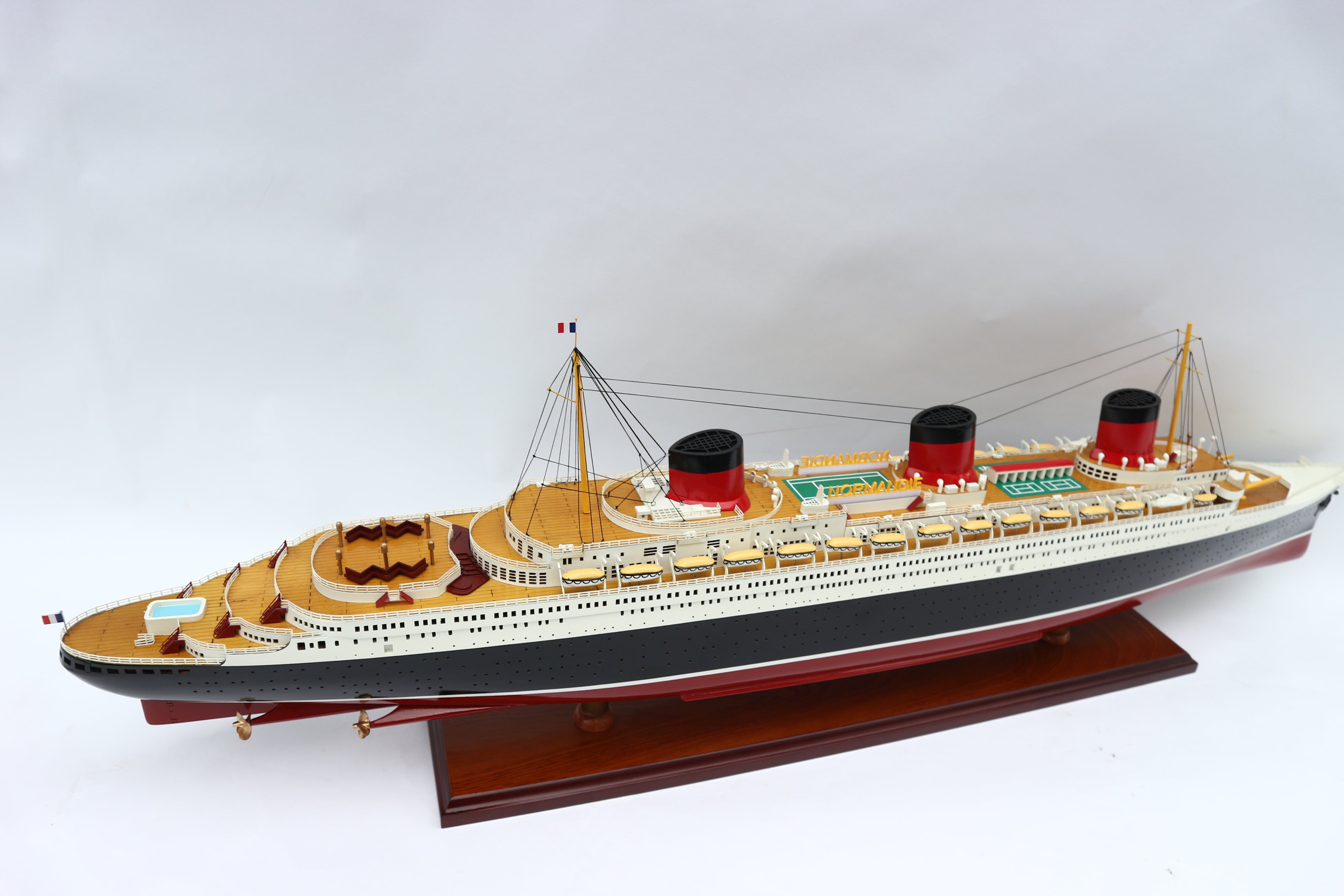 Normandie Special Edition Wooden Model Ship - GN