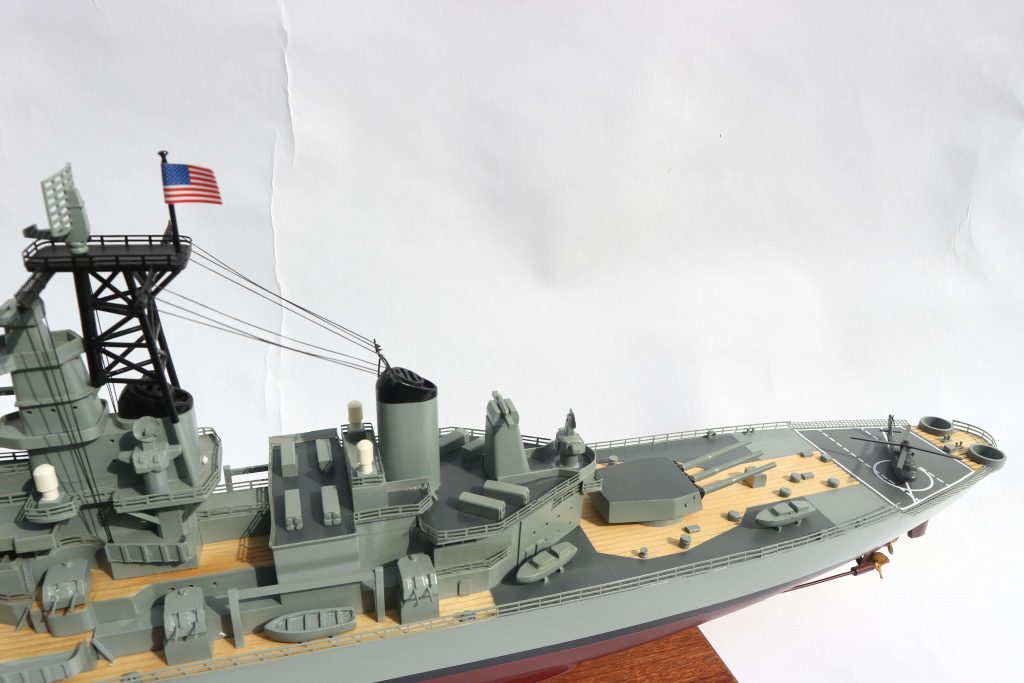 USS New Jersey Wooden Model Ship - GN - Premier Ship Models