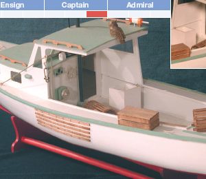 Lobster Boat Ship Model Kit - BlueJacket (KLW207)