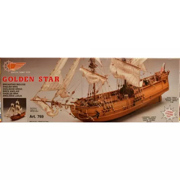 Golden Star Wooden Model Ship Kit - Mantua Models (769)