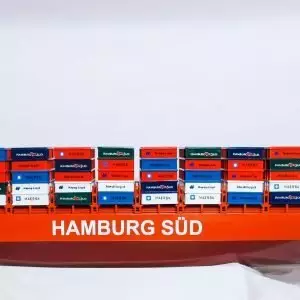 Hamburg Sud Container Ship Model