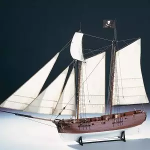 Pirate Ship "Adventure" Model Boat Kit - Amati (1446)