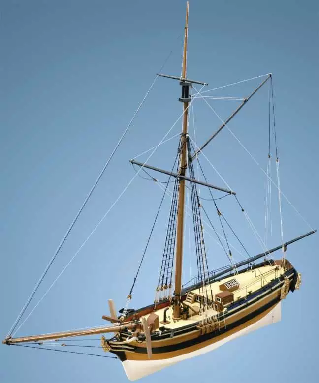 HM Yacht Chatham Wooden Model Kit - Caldercraft (9011)