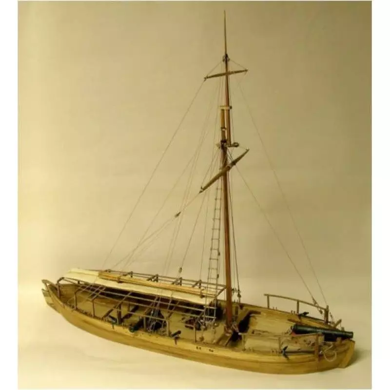 Gunboat Philadelphia (1776) Boat Kit - Model Shipways (MS2263)